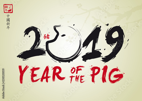 YEAR OF THE PIG - 2019 - Chinese New Year