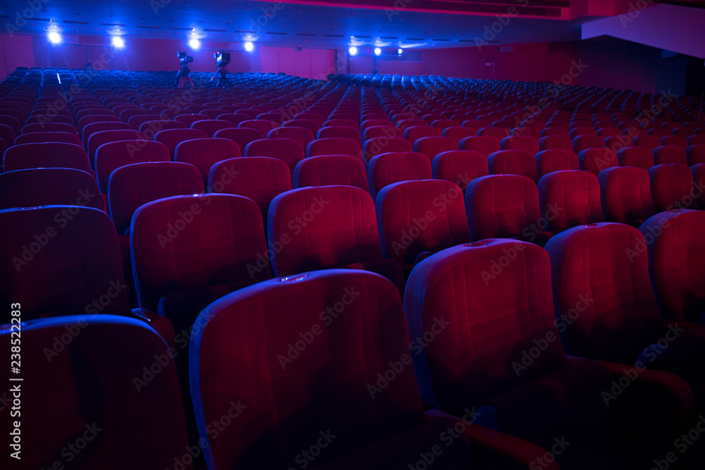 empty auditorium with seats