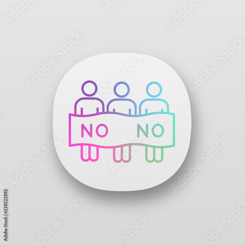 Protest event app icon