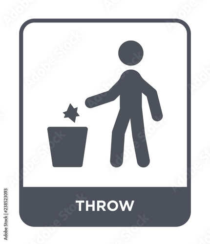 throw icon vector