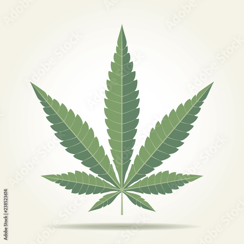 cannabis leaf simple