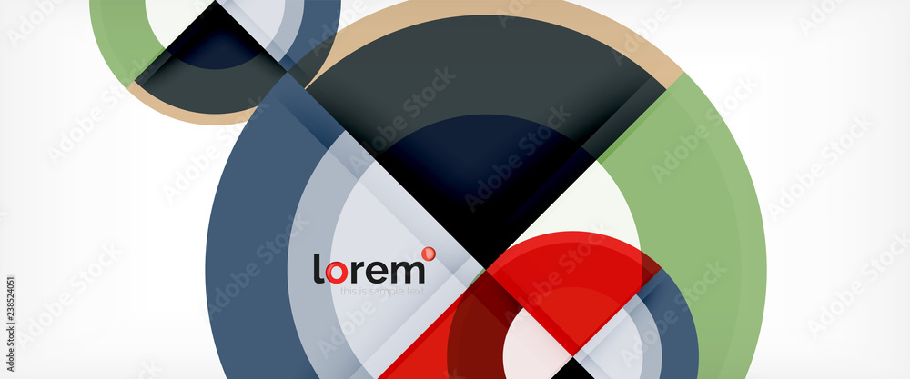 Multicolored round shapes abstract background Multicolored round shapes abstract background
