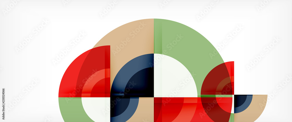 Multicolored round shapes abstract background Multicolored round shapes abstract background