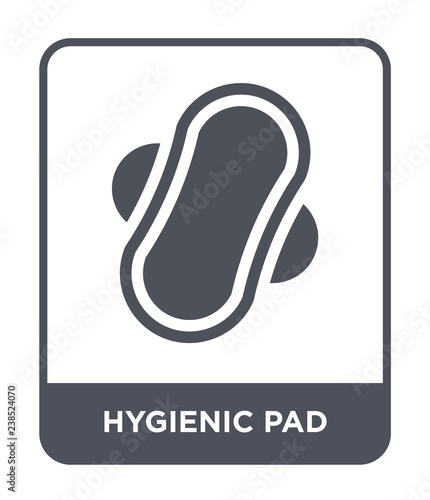 hygienic pad icon vector