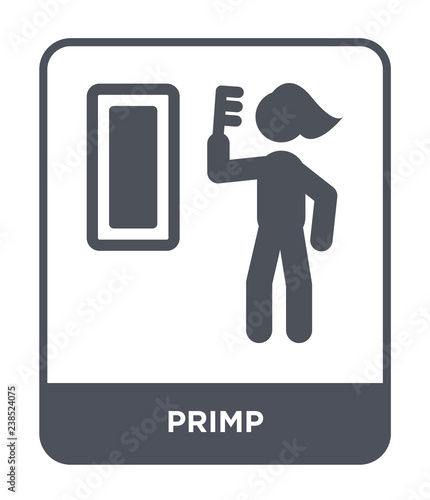 primp icon vector