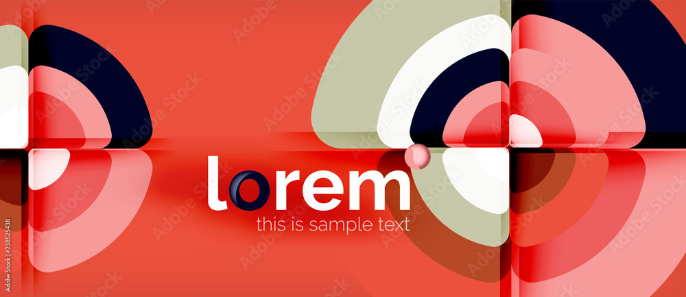Circles and triangles geometric abstract background. Trendy abstract layout template for business or technology presentation or web brochure cover, wallpaper Circles and triangles geometric abstract background. Trendy abstract layout template for business or technology presentation or web brochure cover, wallpaper