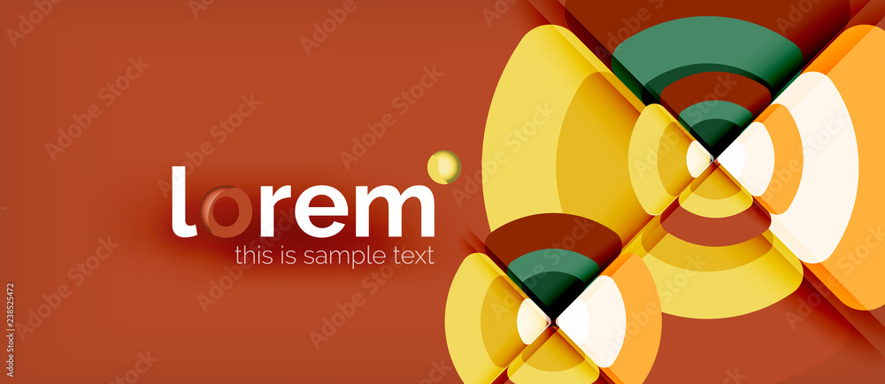 Obraz premium Circle abstract background