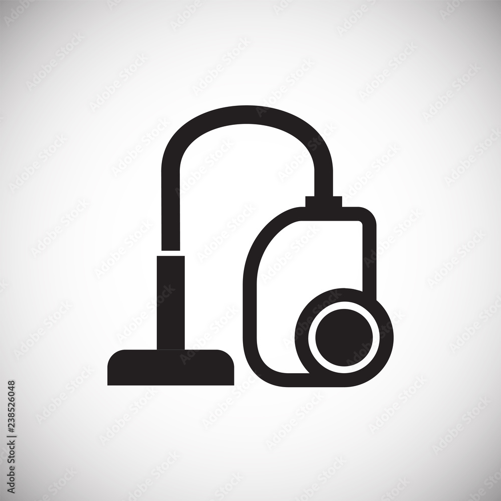 Vacuum cleaner icon on white background for graphic and web design, Modern simple vector sign. Internet concept. Trendy symbol for website design web button or mobile app Vacuum cleaner icon on white background for graphic and web design, Modern simple vector sign. Internet concept. Trendy symbol for website design web button or mobile app