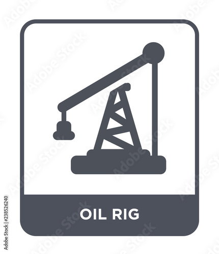 oil rig icon vector
