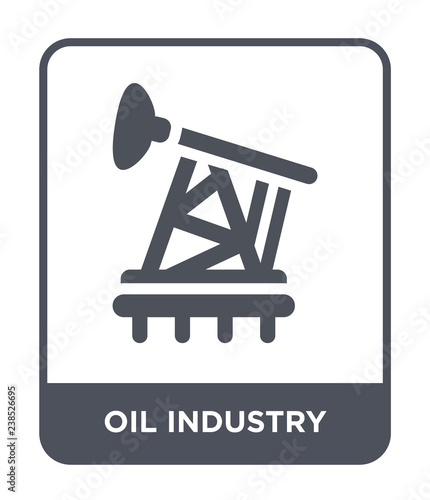 oil industry icon vector