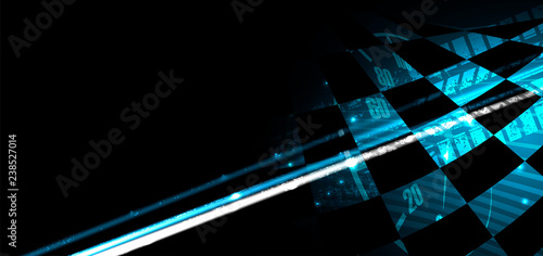 Racing speed background, vector illustration abstraction in car track