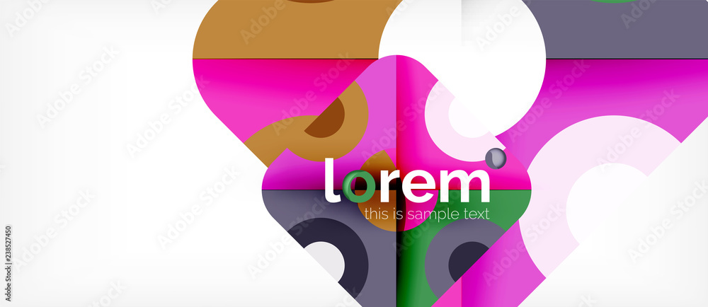 Abstract round elements composition background, organic design Abstract round elements composition background, organic design