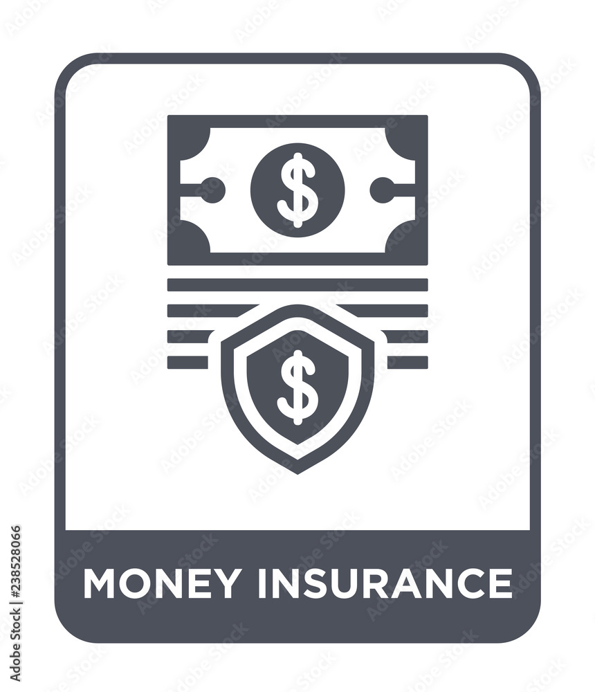 money insurance icon vector