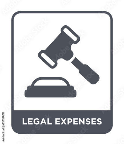 legal expenses icon vector