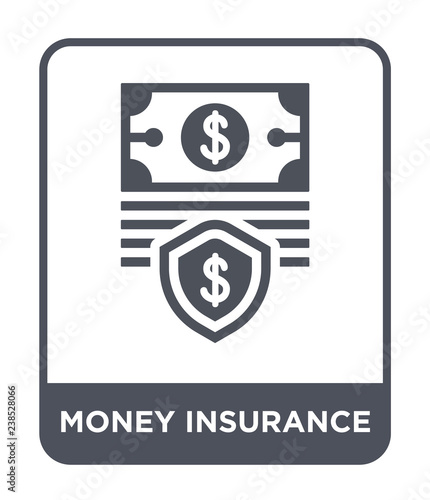 money insurance icon vector
