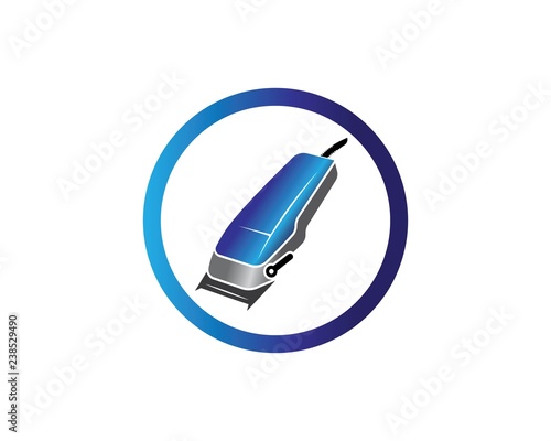 clippers for barber illustration