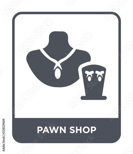 pawn shop icon vector