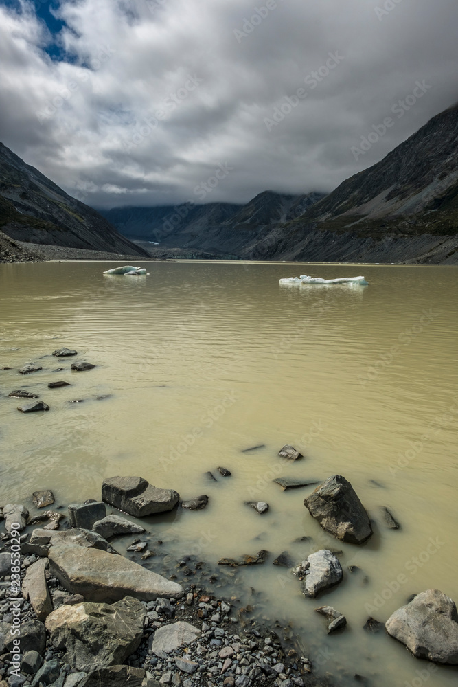 Obraz premium Hooker Valley track