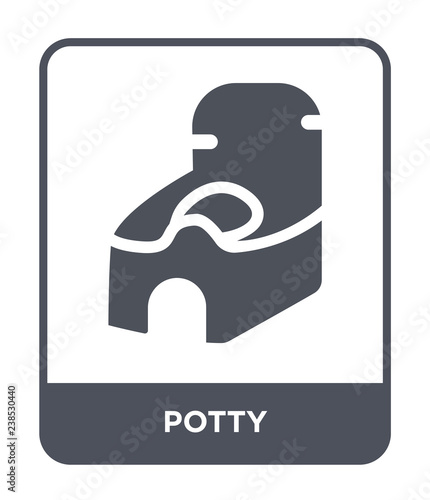 potty icon vector