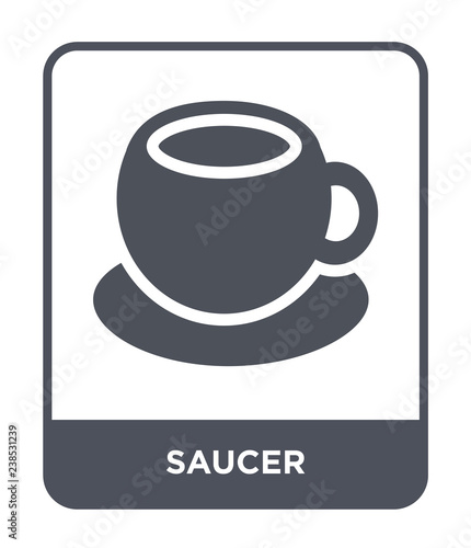 saucer icon vector