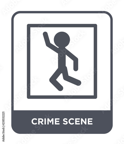 crime scene icon vector