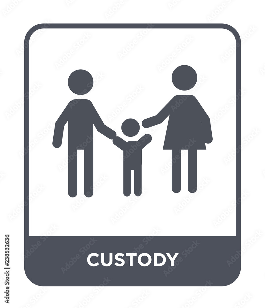 custody icon vector custody icon vector