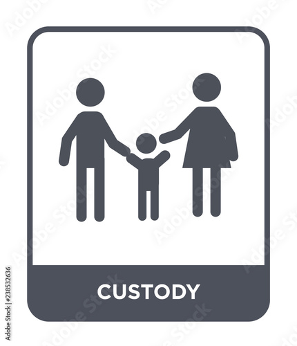 custody icon vector