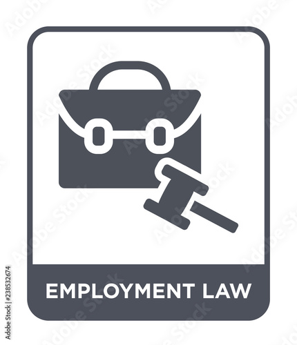 employment law icon vector