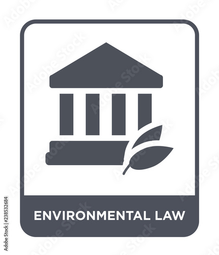 environmental law icon vector