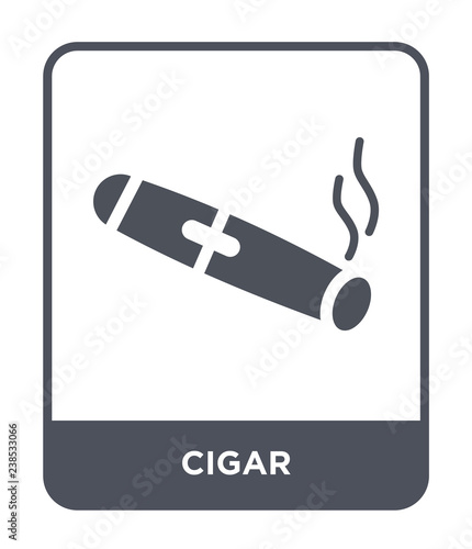 cigar icon vector