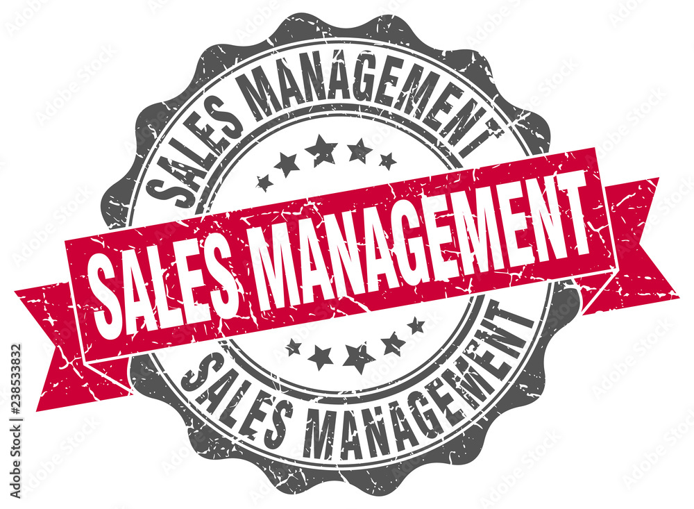 Obraz premium sales management stamp. sign. seal
