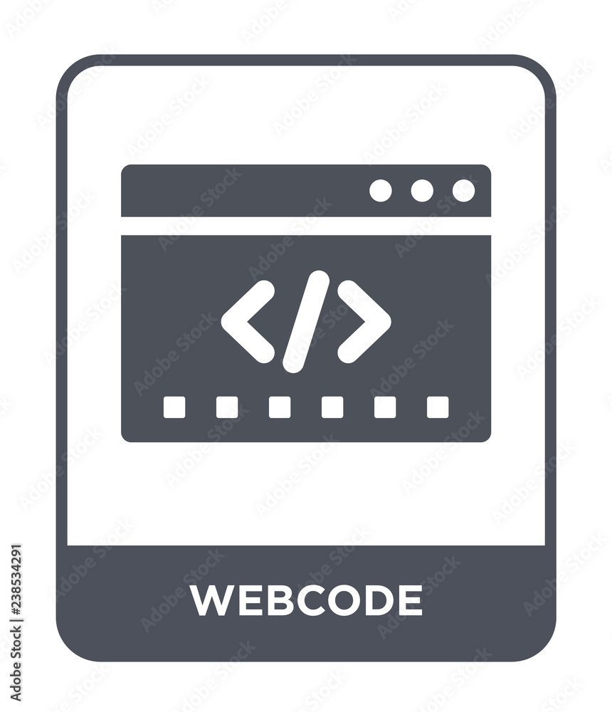 webcode icon vector webcode icon vector