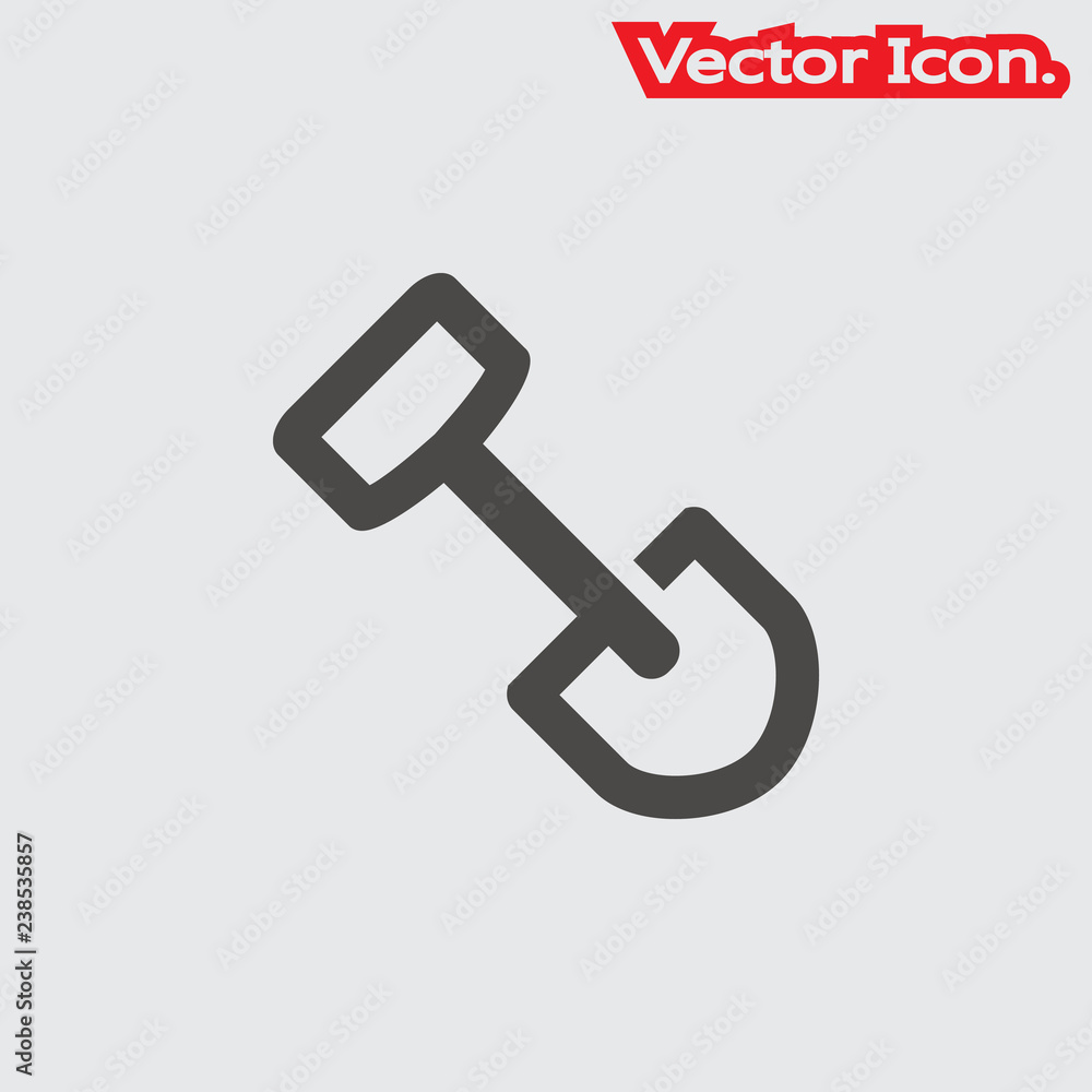 shovel icon isolated sign symbol and flat style for app, web and digital design. Vector illustration. shovel icon isolated sign symbol and flat style for app, web and digital design. Vector illustration.