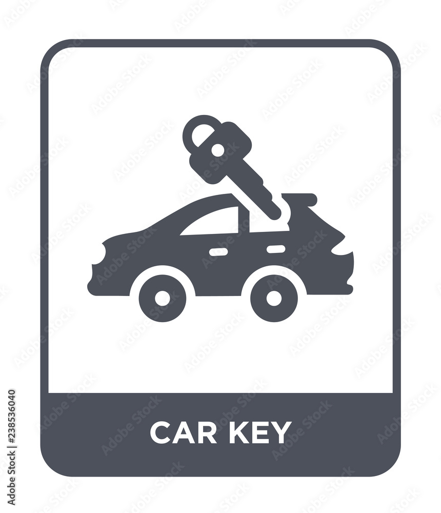 car key icon vector