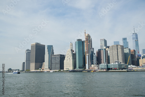 Typical Manhattan s skyline in New York City