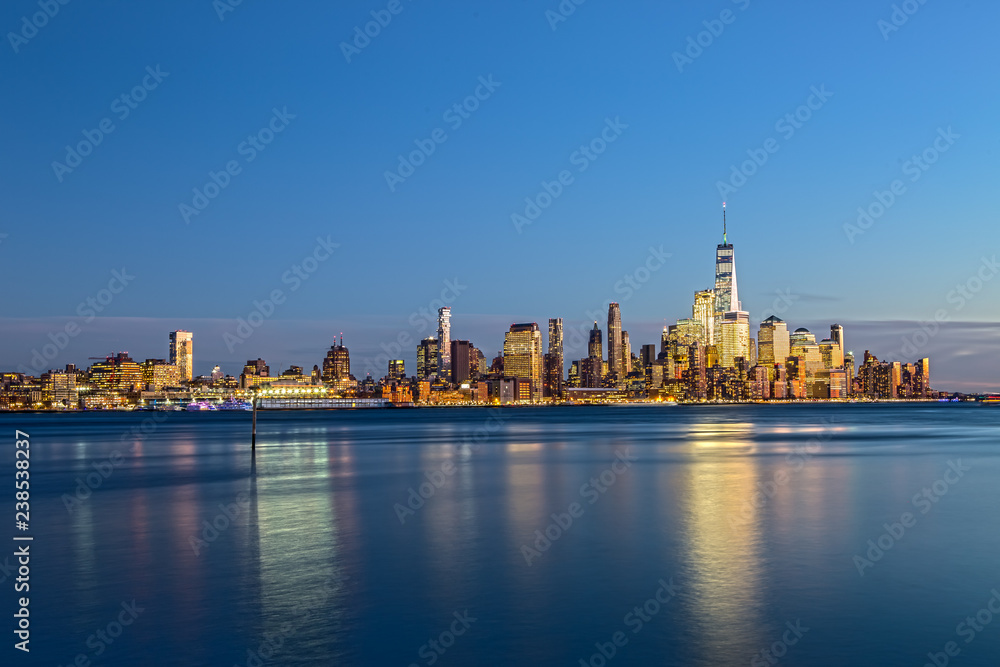 New York City Skyline after Sunset