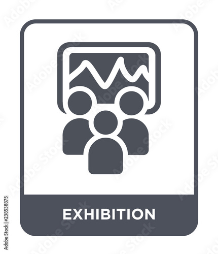 exhibition icon vector