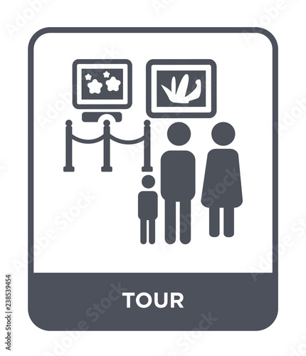 tour icon vector
