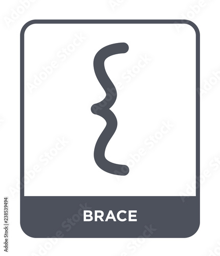 brace icon vector