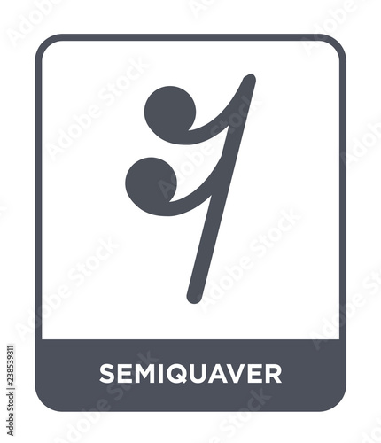 semiquaver icon vector