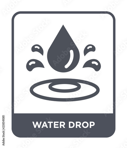 water drop icon vector