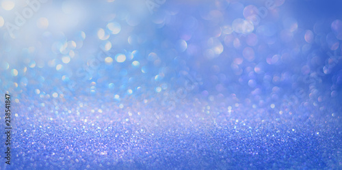 Schöne blaue glitzerte abstrakte Hintergrund für Winter Feste