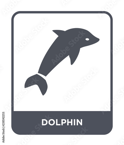 dolphin icon vector