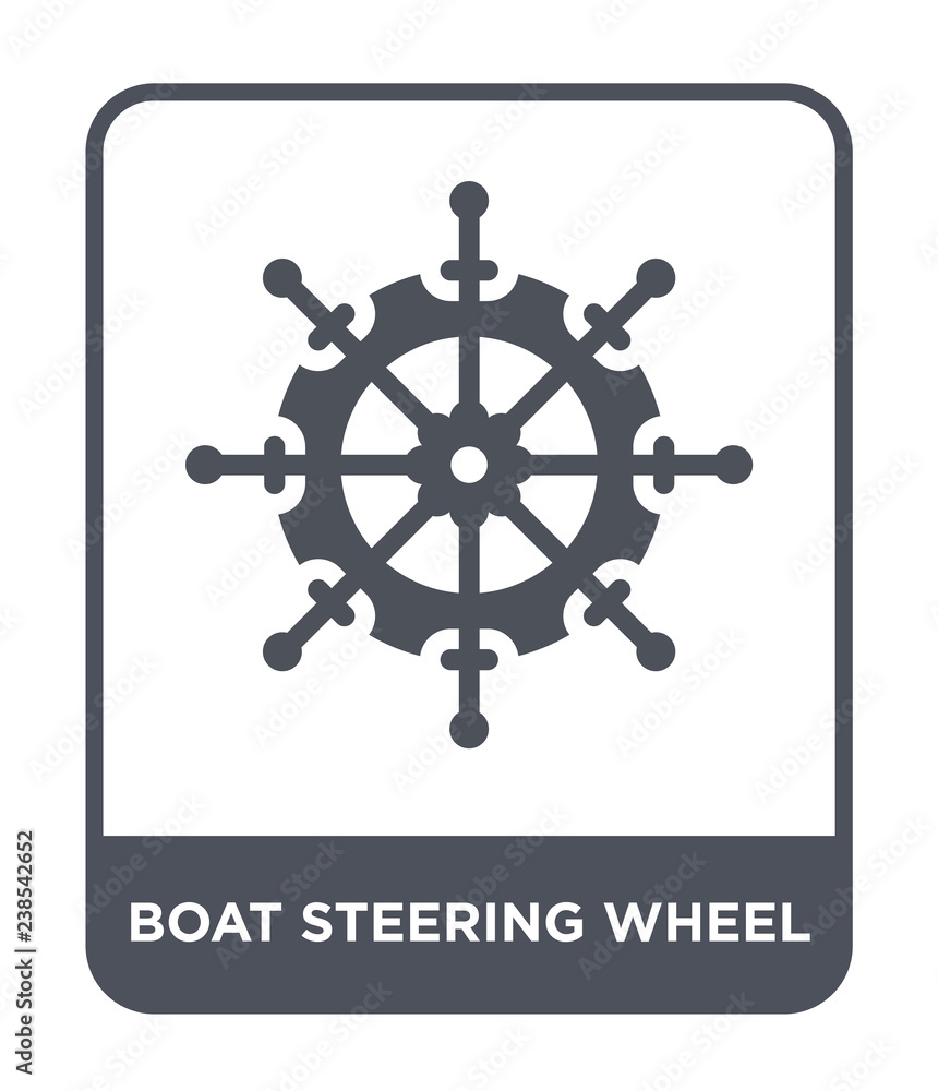 boat steering wheel icon vector boat steering wheel icon vector