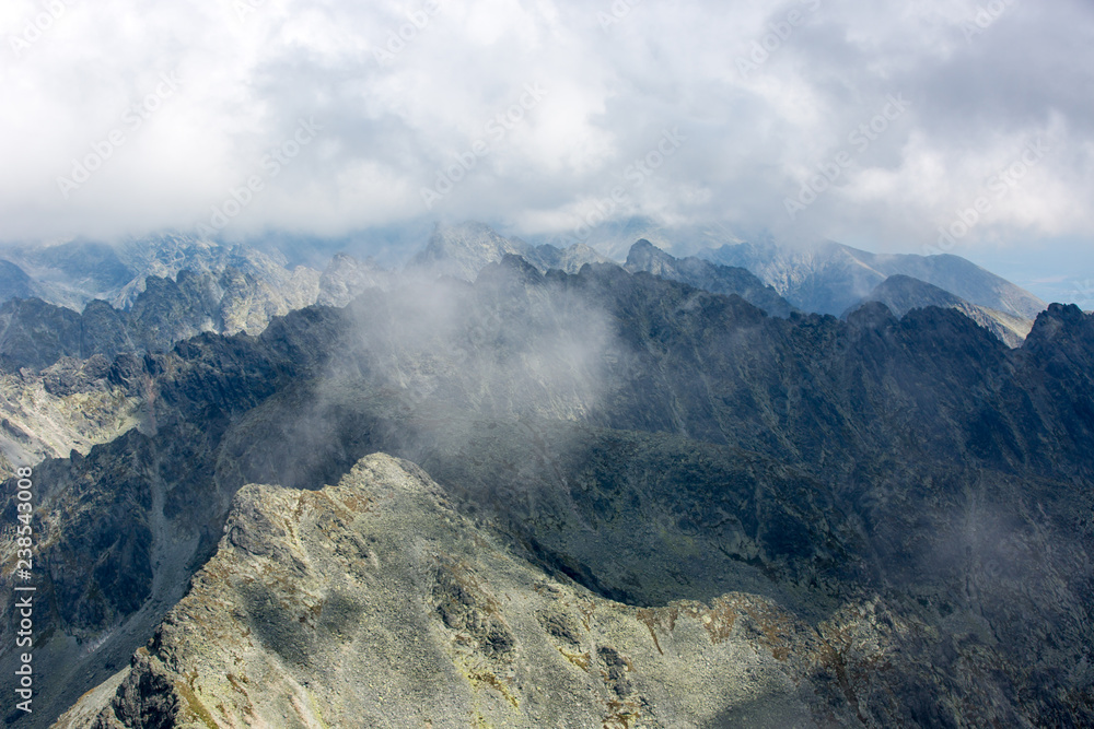 mountain range in the High Tatras