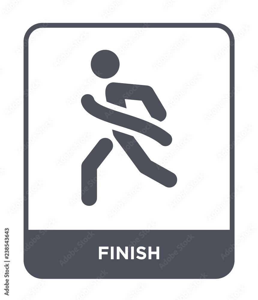 finish icon vector finish icon vector
