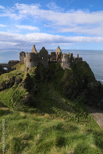Dunluce castle en irlande du nord