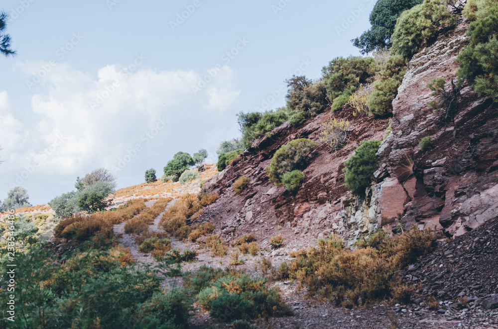 Landscape with mountain, Fethiye, Antalya, Turkey Landscape with mountain, Fethiye, Antalya, Turkey