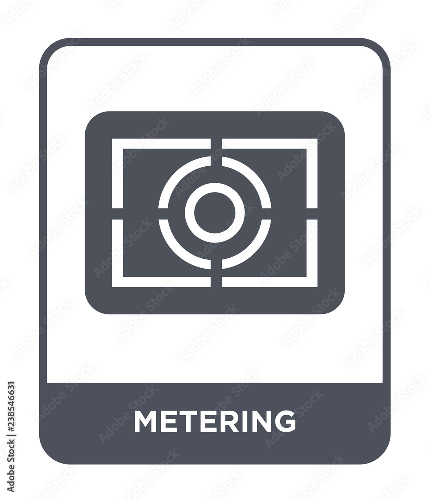 metering icon vector