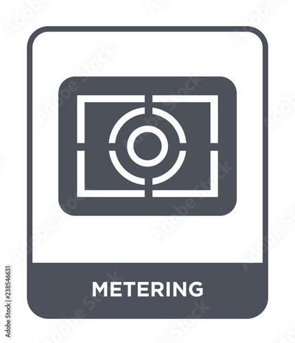 metering icon vector